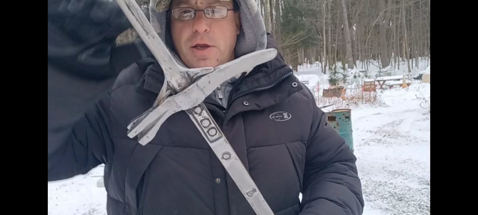 Poleaxe #4 Crows Beak Dimond Cross Section Top Spike